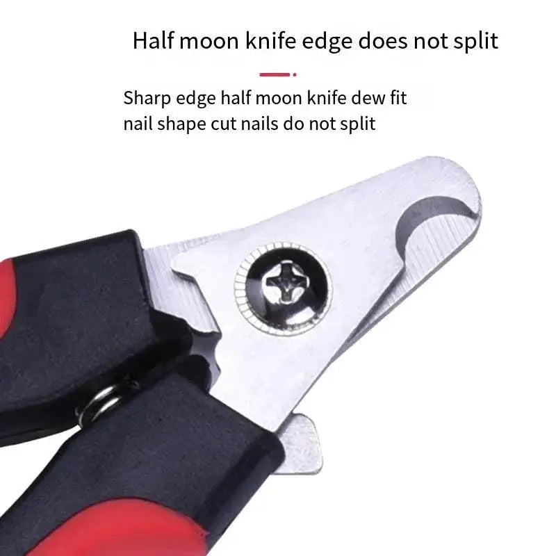 Professional Stainless Steel Pet Nail Clipper Safe Grooming