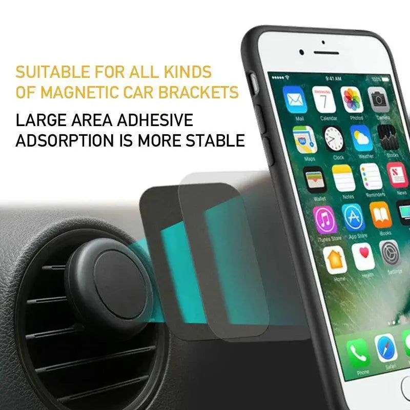 Magnetic Phone Holder Kit Metal Plate Set for Grip