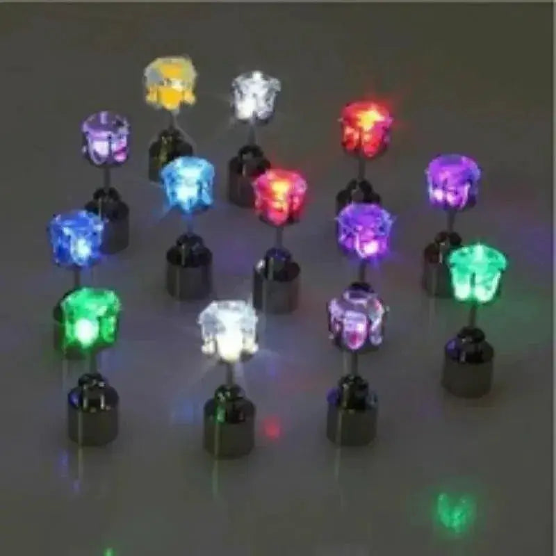 Neon Glow LED Earrings for Night Out Parties Fashion