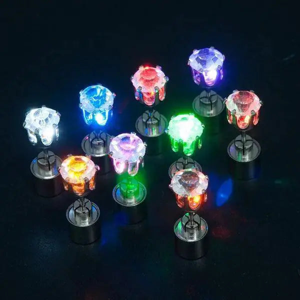 Neon Glow LED Earrings for Night Out Parties Fashion