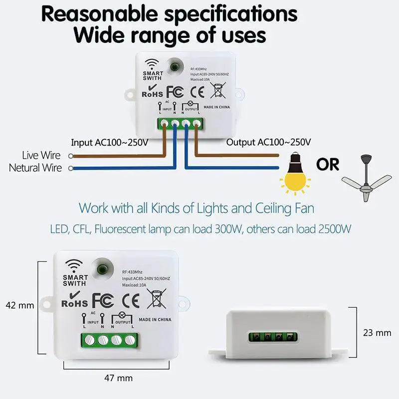 Smart Home Lighting Control Kit Remote Operation Pro