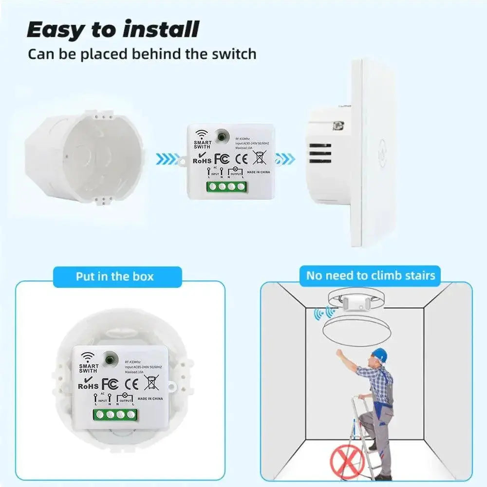 Wireless Remote Switch For LED Lights Home Automation
