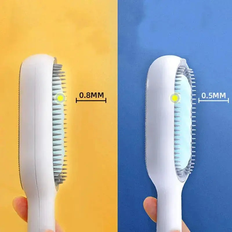 Double Sided Pet Grooming Brushes With Wipes Versatile Comb