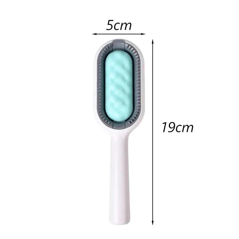 Double Sided Pet Grooming Brushes With Wipes Versatile Comb