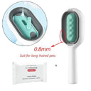 Detangles Pet Grooming Brush with Wipes