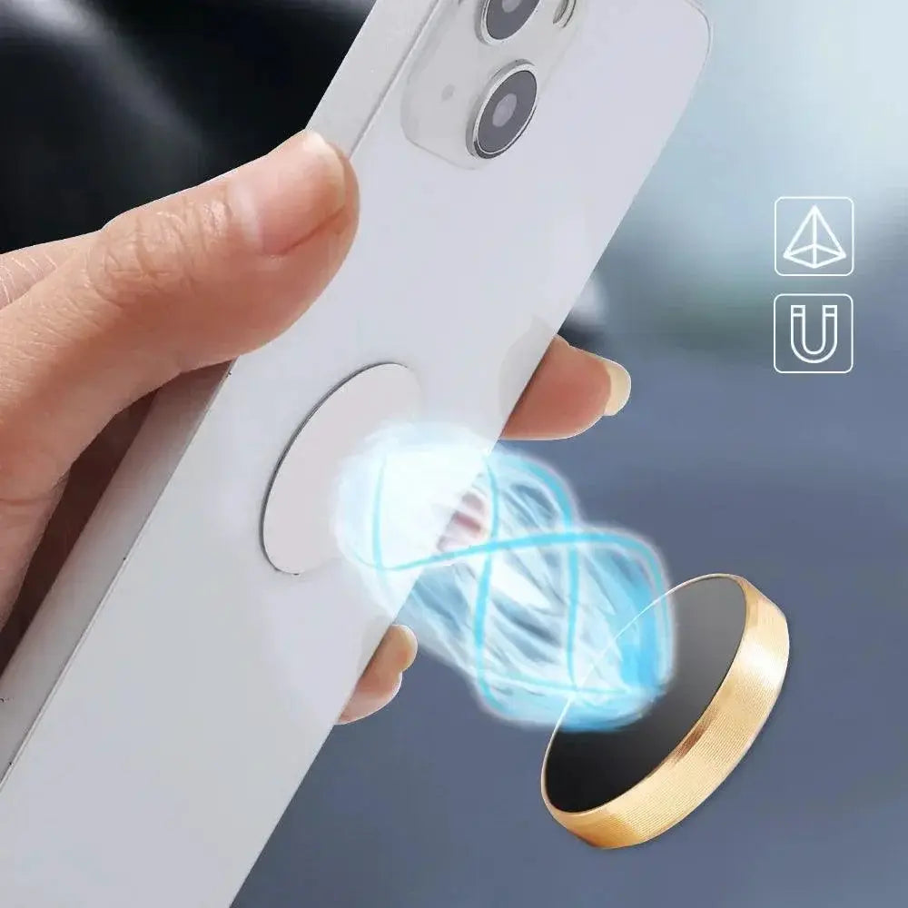Magnetic Car Phone Holder Metal Plate Universal Stand