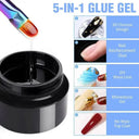 Gold Silver Mirror Finish Gel Nail Kit