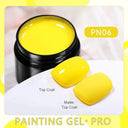Gold Silver Mirror Finish Gel Nail Kit