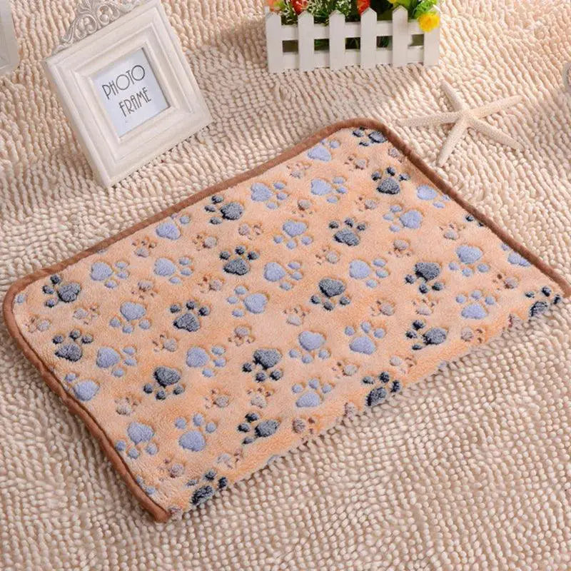 Warm Cozy Pet Bed Mat For Cats And Dogs Fleece Blanket
