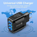 USB Charger for Travelers EU Plug