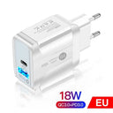 USB Charger for Travelers EU Plug