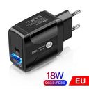 USB Charger for Travelers EU Plug