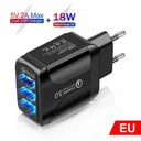 USB Charger for Travelers EU Plug