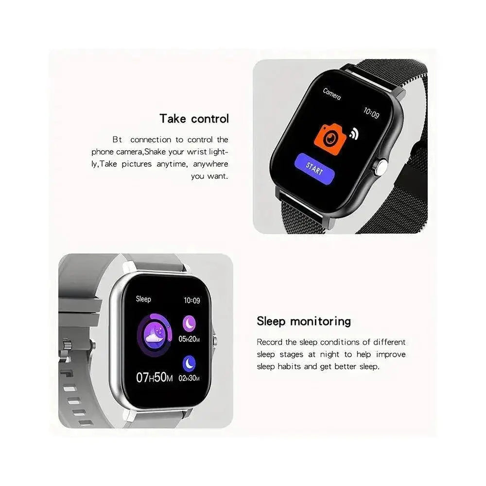Smart Health Tracker Watch With Blood Oxygen Monitor