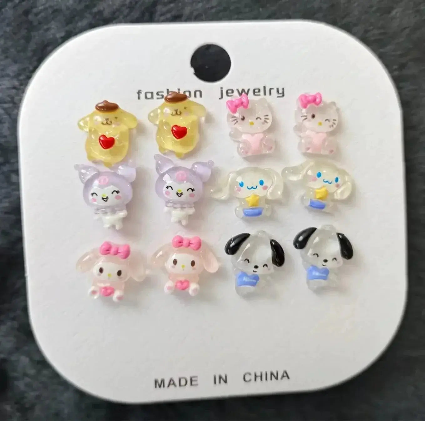 Whimsical Sanrio Hello Kitty Nail Art Charm Kit For DIY Gems