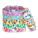 Durable Floral Dog Collar for All Sizes
