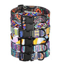 Durable Floral Dog Collar for All Sizes