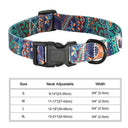 Durable Floral Dog Collar for All Sizes