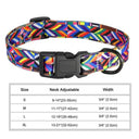 Durable Floral Dog Collar for All Sizes