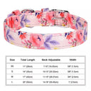 Durable Floral Dog Collar for All Sizes
