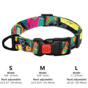 Durable Floral Dog Collar for All Sizes