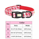 Durable Floral Dog Collar for All Sizes