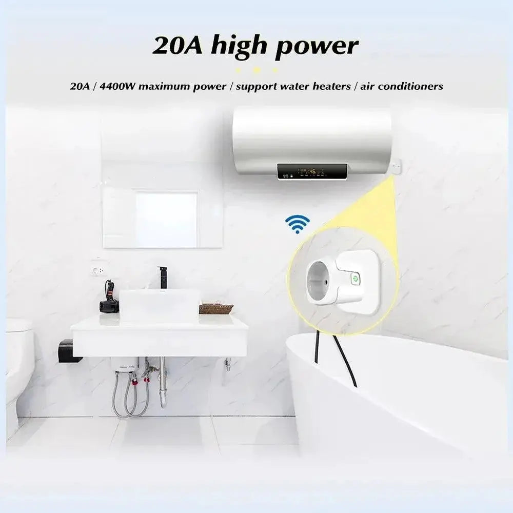 WiFi Smart Plug With High Power And Energy Monitor