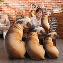 Cozy Dog Lover Pillow for Home Decor