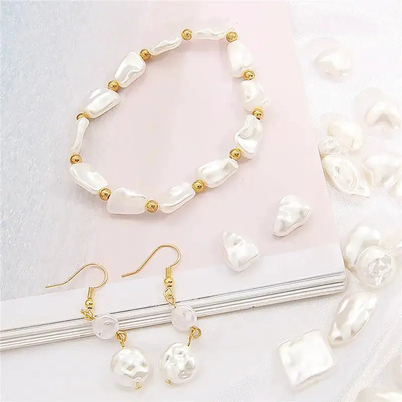 Exquisite Pearl Beads Assortment DIY Craft Kit Acrylic Beads