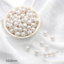 Exquisite Pearl Beads Assortment DIY Craft Kit Acrylic Beads