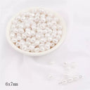 Exquisite Pearl Beads Assortment DIY Craft Kit Acrylic Beads