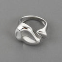 Shiny Heart Ring for Women at Parties
