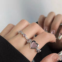 Shiny Heart Ring for Women at Parties