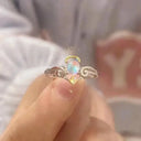 Shiny Heart Ring for Women at Parties