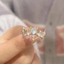 Shiny Heart Ring for Women at Parties