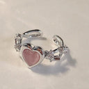 Shiny Heart Ring for Women at Parties