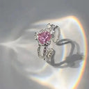 Shiny Heart Ring for Women at Parties