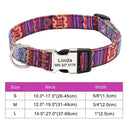 Adjustable Personalized Pet Collar Safe And Stylish