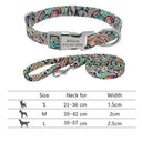 Reflective Nylon Dog Collar Set For Personalized Safety