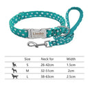 Reflective Nylon Dog Collar Set For Personalized Safety