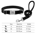 Reflective Nylon Dog Collar Set For Personalized Safety