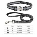 Reflective Nylon Dog Collar Set For Personalized Safety