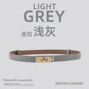 Luxury Leather Waist Belt For Women Fashion Accessory