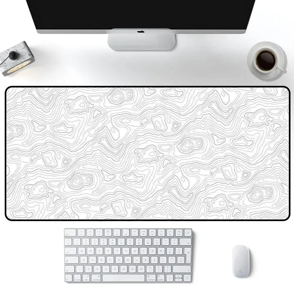 Gaming Mouse Pad Premium Control And Comfort Black And White