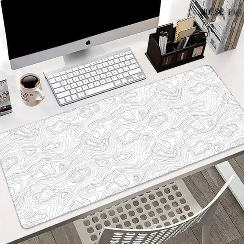 Gaming Mouse Pad Premium Control And Comfort Black And White