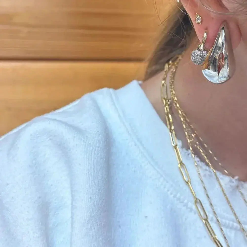 Waterdrop Teardrop Statement Earrings For Fashionistas