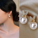 Chic Claw Earrings for Women with Pearls