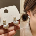 Chic Claw Earrings for Women with Pearls