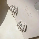 Chic Claw Earrings for Women with Pearls