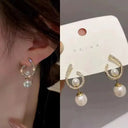 Chic Claw Earrings for Women with Pearls